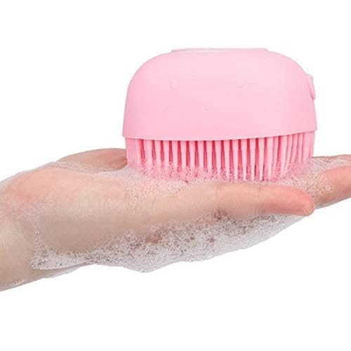 Image of Body Scrubber with Soap Dispenser Brush, Silicone Exfoliating Brushes, Soft Body Exfoliator, Bath Loofah for Babies, Kids, Women, Men and Pets (Standard), (PACK OF 1)