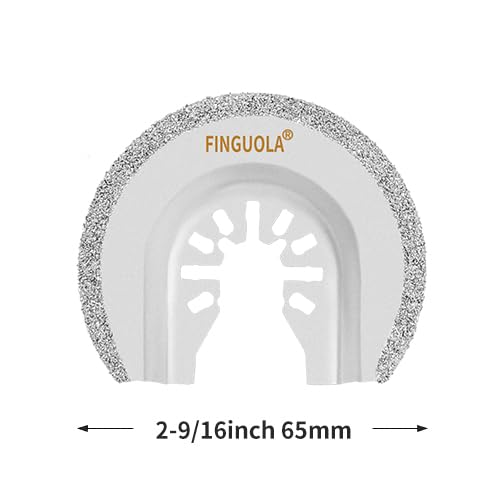 Miniatura 3 de Cuchillas de herramientas oscilantes, cuchillas de carburo de diamante para extracción de lechada y corte de azulejos suaves, segmento de dedo