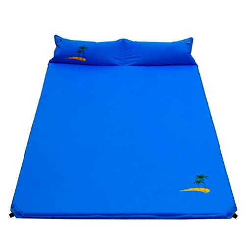 HW Colchón Inflable, Esterilla De Camping Auto-Hinchable, Dormir De Acampada con Almohada Impermeable, Resistente A La Humedad para Viajes, Camping, Senderismo Y Escalada