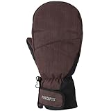 PONTAPES(ポンタペス) スノーボード グローブ ミトン メンズ レディース 日本企画品 全10色 4サイズ PG-055M ダークブラウン XLサイズ 手袋 スノーグローブ スノボ スキー ミトングローブ