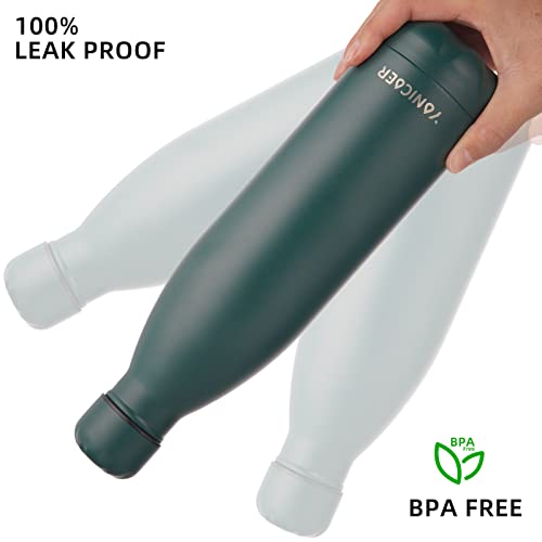 Insulated Water Bottle,Yonicoer 25Oz Double Walled Stainless Steel Metal Water Bottles, Vacuum Thermo Flasks For Daily Use, Sports, Gym, Travel,School #TOP2