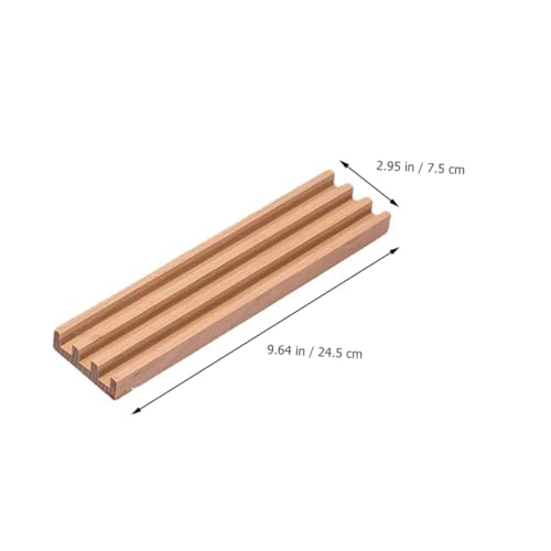 Bandeja de Madera para Dominos con Soporte Organizador miniatura 6