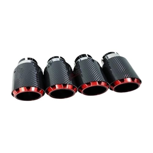 Embout d'échappement carbone 3 couches pour modification de pot auto - 5