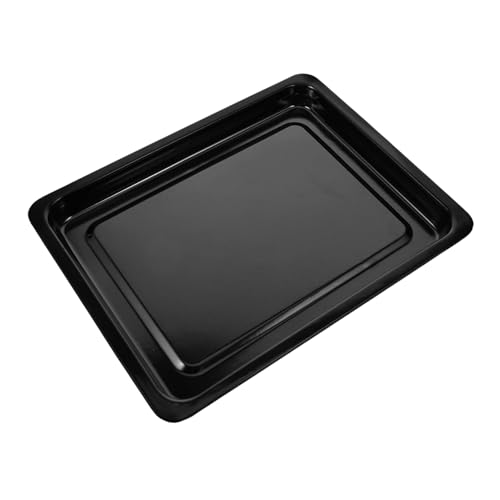 HEMOTON Enamel Roasting Pan Reusable Baking Tray for Oven Versatile Bbq and Grilling Tool Durable High Temperature Resistance for Meats and Vegetables for Home