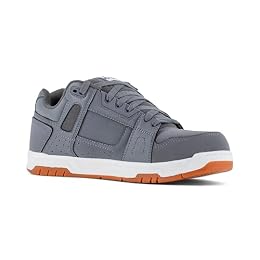 DC Work Men's Stag Work Gray and Gum Composite Toe Boots