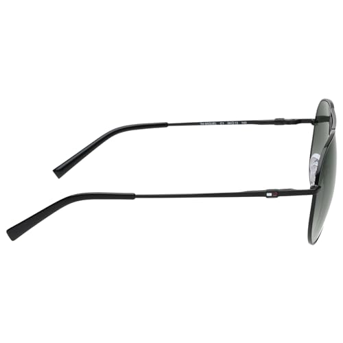 Image of Tommy Hilfiger Men's 100% (UV 400) Faded Lens UV Protected Full Frame Aviator Sunglasses