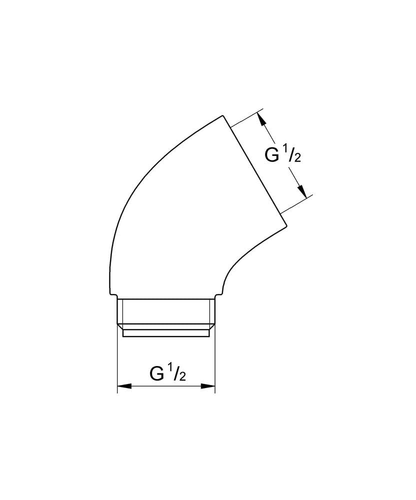 Grohe, 28813000, adattatore