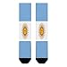 Meaudiwes Fashion Dress Decor Socks, Soft Travel Knee High Stockings, Sport Baseball Compression Socks For Women Men Argentina Flag