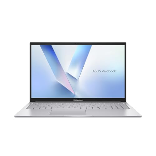 Image of ASUS Vivobook 15 Laptop - 15.6 inch FHD Display- Intel Core 3 100U - 8GB RAM - 256 GB SSD - Windows 11 Home - Cool Silver - F1504VA-PS34