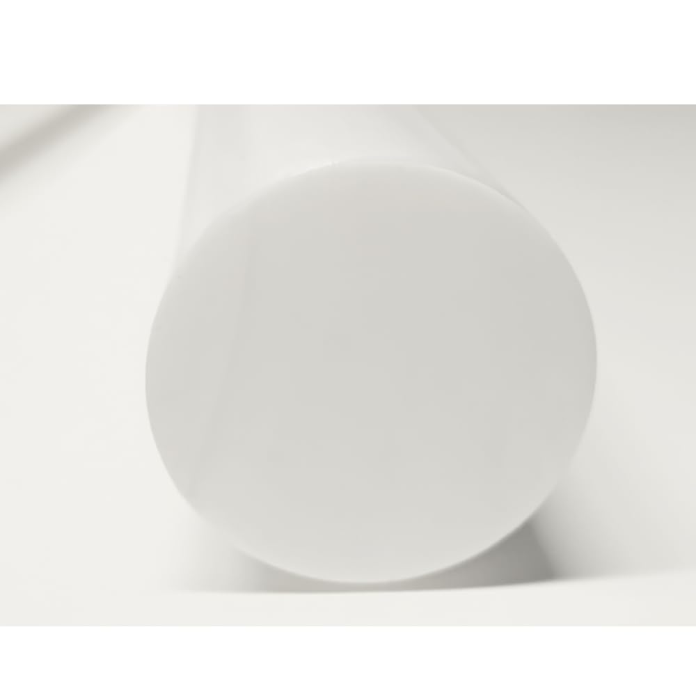 Barra redonda de PTFE teflón (barra de PTFE Ø 20 mm) 1 metro - Barra de PTFE hecha de gránulos puros de PTFE - Adecuada para -70 °C hasta 260 °C - Resistente a químicos - Coeficiente de fricción muy