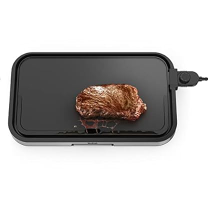 Tefal CB631D Giant Plancha Grill 12 Personen, XXL-Grillfläche, Antihaftbeschichtung, regelbarer Thermostat, ölfrei, gesundes Kochen, leicht zu reinigen, 2300 W, Edelstahl – Bild 4