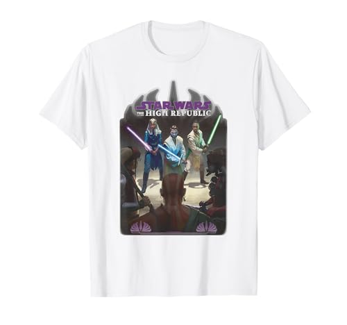 T-shirt Star Wars The High Republic imprimé Rising Storm V-2 doux