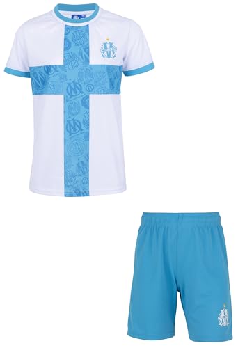 OLYMPIQUE DE MARSEILLE Ensemble Maillot Short Om - Collection Officielle 14 Ans