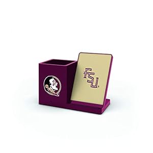 SOAR NCAA Wireless Cell Phone Charger and Desktop Organizer, Florida State Seminoles