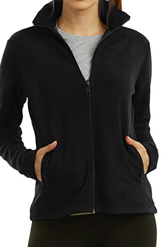 Women's Polar Fleece Full Zip Up Winter Jacket3