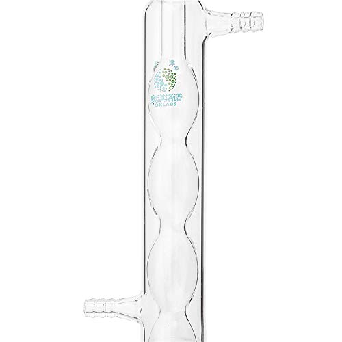 VIDOO 150Ml Borosilicate Vidrio Soxhlet Extractor Condensador Con Fondo Plano Flask Lab Glassware