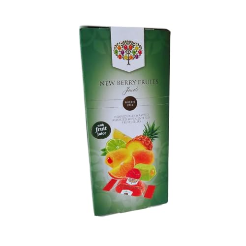 New Berry Fruit Jewels 300gram (Individually Wrapped Assorted Soft Centred Fruit Jellies)