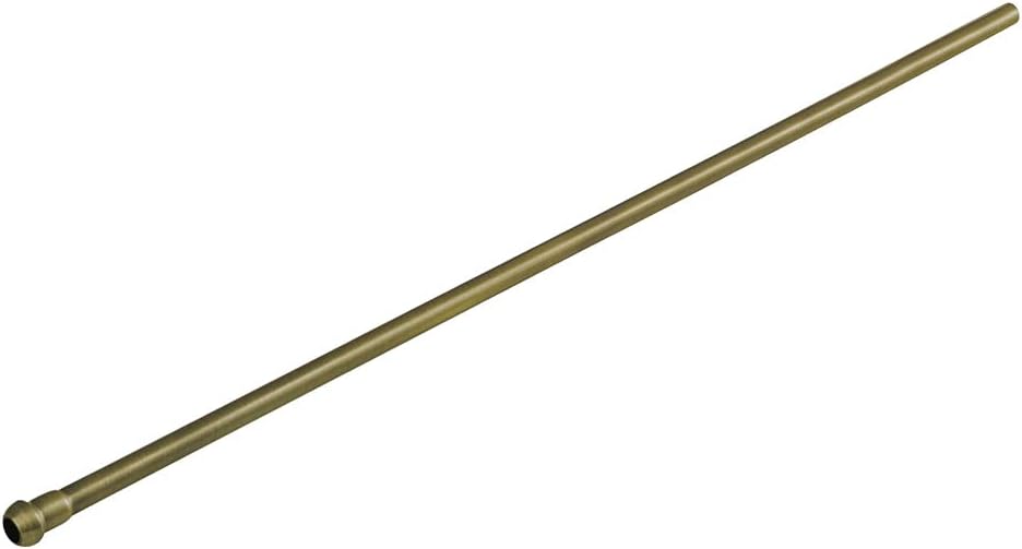 Kingston Brass CB38203 20 in. Bullnose Bathroom Supply Line, Antique Brass