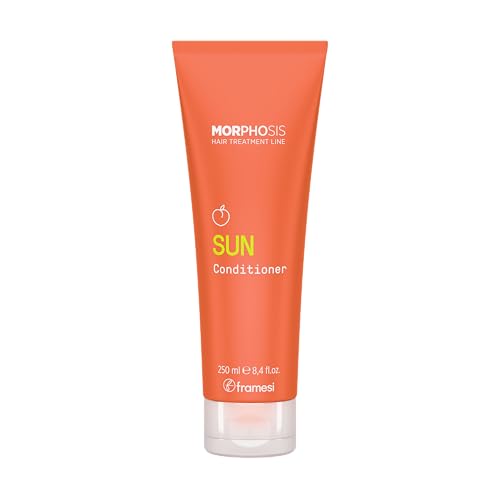 FRAMESI Morphosis SUN Shampoo, Gently Removes Chlorine and Residues of Salt and Sand, Deeply Cleanses and Hydrates Hair and Scalp, Natural Ingredients, Color Safe
