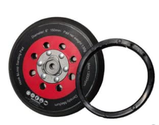 PHENDO 6-Inch DA Polisher & Sander Pad - Hook & Loop Face - Random Orbital Backing Plate…