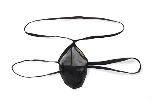 Evankin Men's Thong Underwear Revealing Buttocks Sexy Playful Underwear Breathable Mesh U-Shaped Thong Leg Straps Jockstrap3