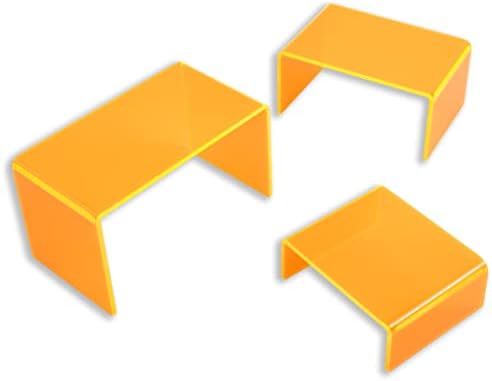 Amazon.com: X-FLOAT Rainbow Iridescent Acrylic Display Risers (Set of 6 ...