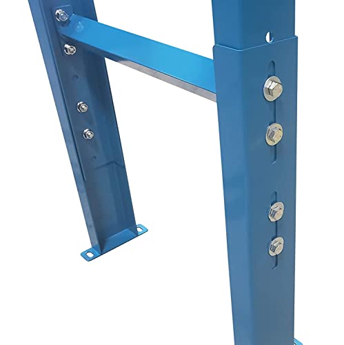 Light Duty Conveyor Supports 2-Pack For 18" Wide Conveyors, Adjustable Height 23" To 38-1/4" #TOP3