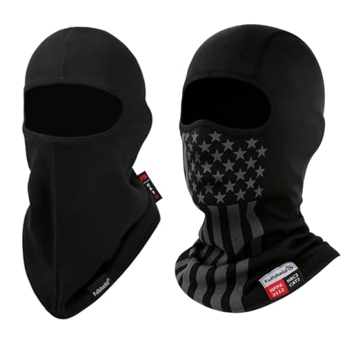 Image of FR Balaclava Face Mask Flame Resistant Balaclava FR Mask for Men Arc Rated NFPA2112 CAT2 Cover Hood for Welding
