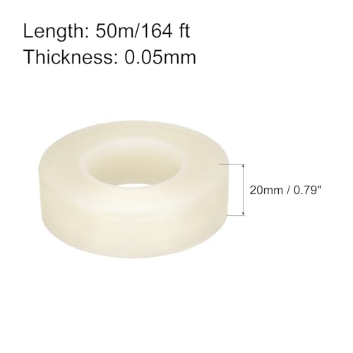 Image of MECCANIXITY Removable Protective Film Tape, 4 /5 Inch x 164 Ft Surface Protective Scratch Film Tape Roll for Furniture, Electrical Appliances, Clear
