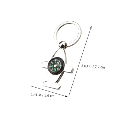 Mikinona 3 piezas brújula portátil colgante para camping miniatura 2