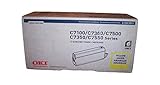 New - C7300/7500 yellow toner Cartridge TypeC4 - 41963001