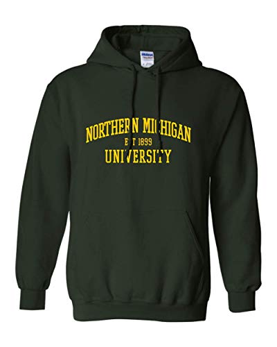 CreateMyTee | Northern Michigan EST Two Color Hooded Sweatshirt |