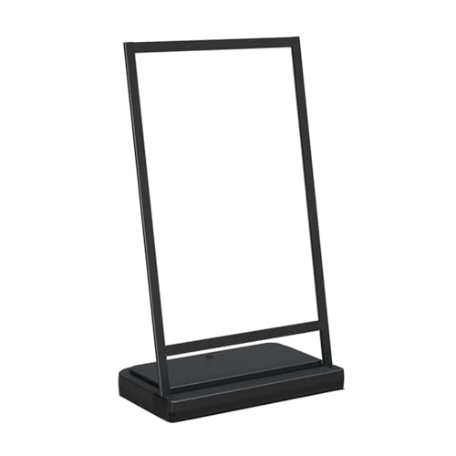 Soporte para carteles al aire libre, resistente al viento, para eventos de negocios, bodas, restaurantes y oficinas, 65 x 40 x 119 cm