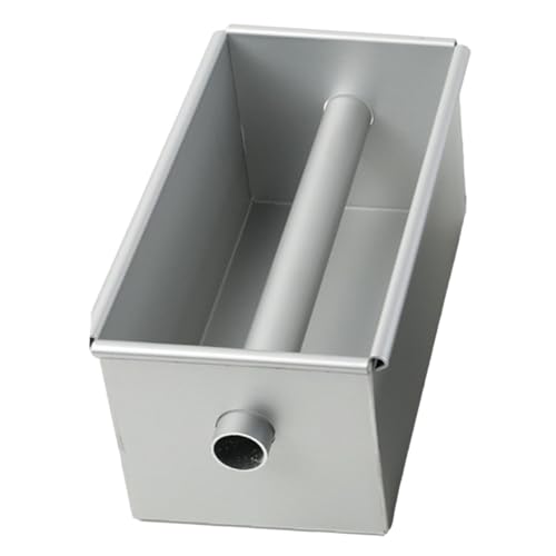 Stampo per pane tostato, teglia professionale antiaderente in alluminio naturale, teglia per pagnotta per brownie, stampo unico per pane sandwich, stampo quadrato resistente, stampo per torta antico