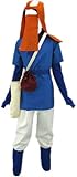 Cos Anime Prince Ashitaka Cosplay Costume Halloween Costume Full Set (Male M)