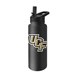 Central Florida Golden Knights Logo 34 oz Quencher Stainless Bottle