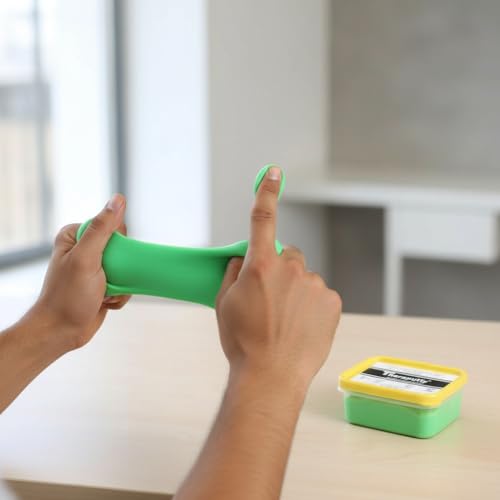 Image of CANDO Theraputty Medium Green Hand Exercise Putty, 50 Gm | For Grip Strength, Fine Motor Skills, Rehabilitation & Stress Relief