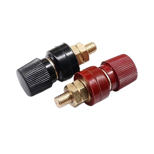 Power Junction Post Connectors 8mm Power Junction Connector Terminal Kit Stud Accessory Universal Replacement(M8 Half Brass 1set)