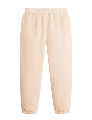 SEAUR Boys Girls Sherpa Lined Sweatpants Fleece Winter Warm Pants with Pockets Elastic Waist Joggers2