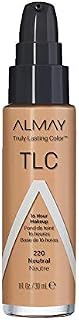 Almay Truly Lasting Color Liquid Makeup, Long Wearing Natural Finish Foundation with Vitamin
