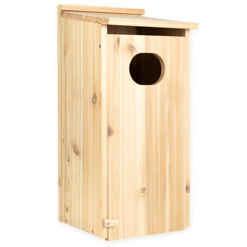 Punchau Cedar Wood Duck Houses for Outside - Outdoor Wood Duck Nesting...