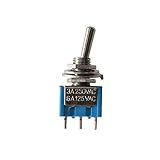 EDM 45044 Interruptor de Balancin 6.5A con Piloto Luminoso, Multicolor, 250 V
