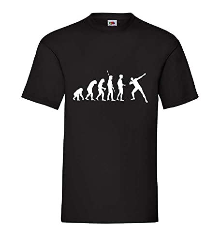 Evolution Usain Bolt shirt84.de - Camiseta para hombre Negro L