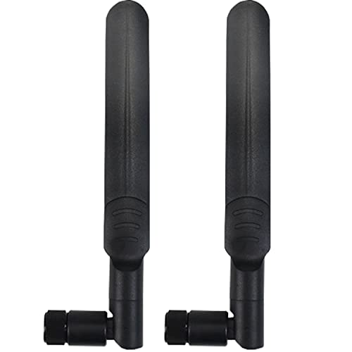 Fohevers 2-Pack WiFi Antenna 4G LTE & 4GHz WiFi Aerial SMA Male Adapter Rotatable 90° Connector 5DBi Omni-Directional Wifi Signal Antenna 16.2CM/6.37" for Wireless Router Bluetooth Monitoring Systems - Image 3