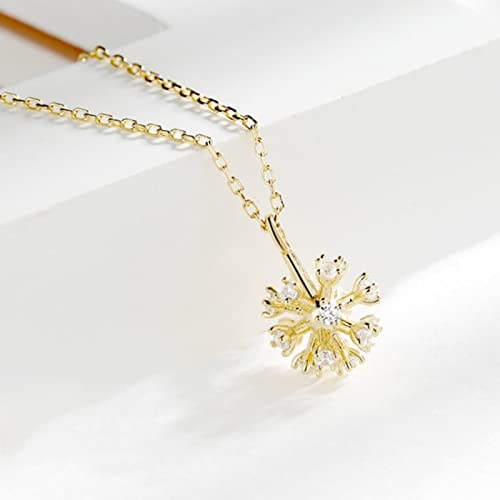 Collier pissenlit argent 925 femme pour illuminer vos tenues du quotidien