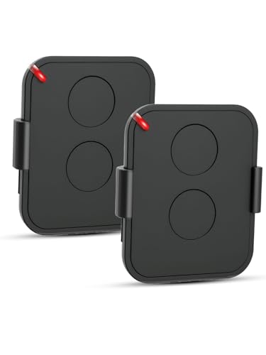 Effdrdfs Mando a Distancia Para Puerta de Garaje, 433,92 MHz, 2 Canales, Compatible con ON2E, ON4E, ON1E Rolling Code, 2 Unidades