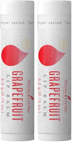 Young Living Lip Balm - Grapefruit, 4.2g | Moisture for Soft & Smooth Lips | Vegetarian & Gluten-Free | Fresh, Fruity Scent | Lip Care | Made with Coconut, Jojoba, & Wolfberry Seed Oils (Pack of 2) image 3