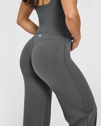 Image of OQQ Yoga Pants Women Casual Soft Straight Leg Bottoms