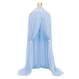 himmelbett baby blau 【Pflege Hinweise】Maschinenwaschbar bis 30 Grad, bei geringer Wärme im Wäschetrockner trocknen, nicht bleichen und je nach Wunsch bügeln. Die Vorhänge können durch die Verpackung einige Falten aufweisen. Das Aufbringen von Wasser,Wäsche oder Dämpfen kann diese Falten schnell entfernen.