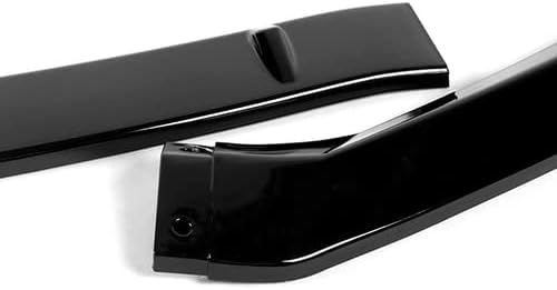 3 Pieces Front Bumper Lip Spoiler Splitter Side Body Kit Trim Protection Compatible with 2016-2018 Nissan Maxima, 2017 (Painted Black)